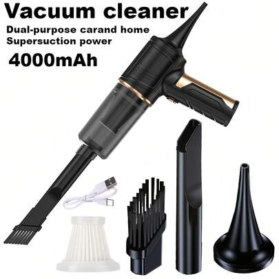 Portable Wireless Vacuum Cleaner - Lightweight And Versatile Cordless Handheld Vacuum Cleaner, Suitable For 5 Scenarios: Home, Car, Office, Sofa, And Bedroom