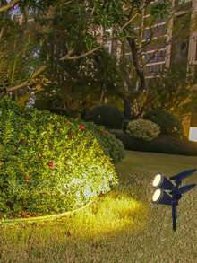 Solar betriebene LED Gartenleuchten, solar betrieben, ohne Verkabelung, für Garten, Park, Rasen, Landschaftsgestaltung, Baumbeleuchtung, laden sich tagsüber auf, leuchten nachts