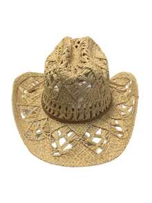 Country Fashion Hat Bamboo Fiber Virginia Style - Unisex - 米色 - 查看 6