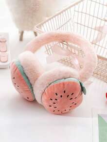 Adjustable-Shaped Fruit-Shaped Ear Covers Suitable For Girls And Children, Designed To Keep Warm In Autumn And Winter. It Is A Protective Ear Cover With Cartoon Plush Ear Pads. - Multicolor - View 9