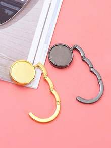 Handbag Hooks For Tables Set Heavy Duty Folding Purse Hook Hangers For Home Office School Portable Table Bag Holders Metal Purse Hook Non Slip Handbag Hanger Summer Renovation Housewarming Back To School Essentials - Multicolor - View 11