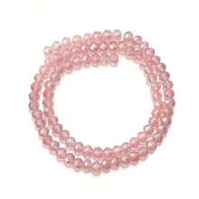 1 pieza Abalorios de cristal de ábaco facetado redondo en color AB, multicolor, de varios tamaños 3/4/6/8/10mm, suministros versátiles para manualidades de joyería, aptos para pulsera, collar, joyería, colgante, llavero