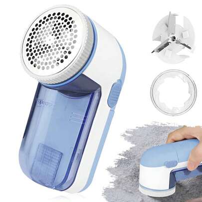 Electric Lint Remover Ball Machine Fabric Shaver Lint Trimmer With 3 Blades Sweater Shaver For Clothes Fur Removal Sofa Fuse Fur Ball Cleaning Essential Tools