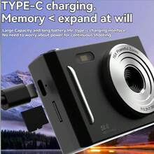 新款M26校园CCD高清数码相机 - 700mAh电池，小巧便携 - 适合学生 - 毕业礼物 - 节日礼物