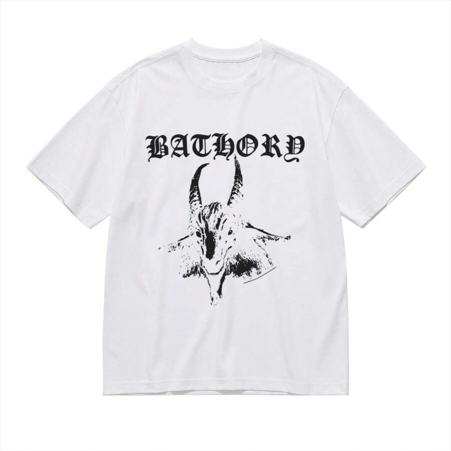 Camiseta de cabra para hombres HIFI Bathory - Blanco - Ver 1