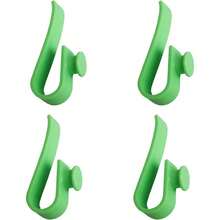 4pcs Hooks Accessories Bogg Bags, Insert Charm Cutie Cup Holder Connector Key Holder Holder, Pink - màu xanh lá - Xem 2