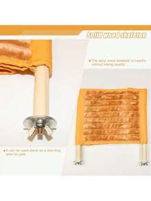 BWOGUE Winter Warm Bird Nest Bed Hanging Hammock Snuggle Hut Parrot House Tent Toy Bird Cage Perch For Parakeet Budgies Cockatiels Lovebird Cockatoo Finch Hamster Chinchilla Guinea Pig