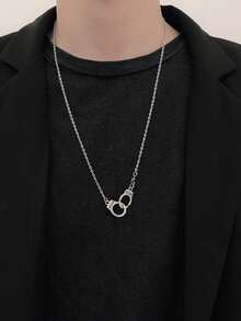 1 件羽毛和叶子吊坠项链，适合女性日常和节日佩戴 - 小星星 - 查看 7