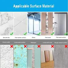 1 cuộn giấy dán tường PVC chống thấm nước tự dính dài 2 mét, họa tiết vân đá cẩm thạch sọc. Giấy dán tường tự làm này có thể cắt theo kích thước tùy ý, phù hợp để trang trí nội thất. Lý tưởng để bảo vệ và làm đẹp tường phòng khách, nhà bếp, phòng tắm và phòng ngủ, dùng làm giấy dán tường trang trí DIY. Giấy dán tường. Giấy dán tường. Trang trí tường. Trang trí phòng. Trang trí phòng ngủ. - Nhiều màu - Xem 11