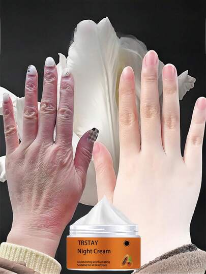 Brightening And Spot Lightening Hand Cream Moisturizes And Cracks, Improves Rough Skin Texture, Reduces Visible Wrinkles