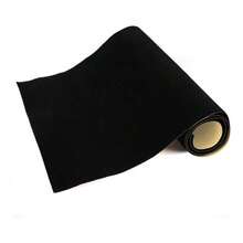 Self Adhesive Sheets, Adhesive Felt Sheets Art Crafts, Peel Stick DrawerJewelry Box Liner, Solid Color Felt Wallpaper 14.6x 39.4 Black - 2pcs - 黑色 - 查看 1