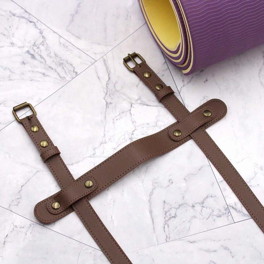 Correa de almacenamiento para esterilla de yoga - Café integral - Ver 1