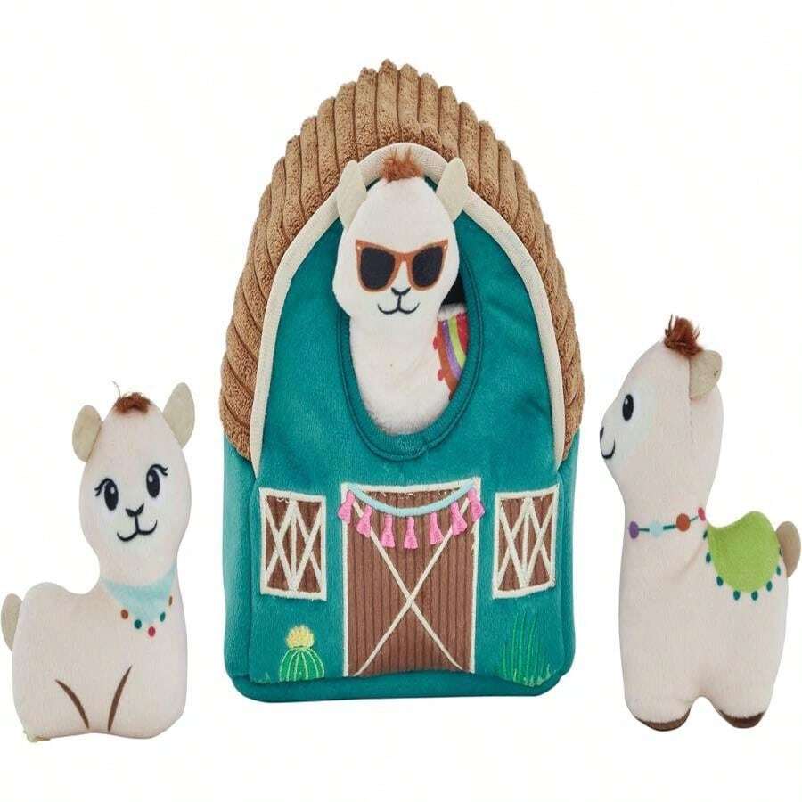 Outward Hound Hide A Raccoon Plush Dog Toy Puzzle - ColorF - 查看 1