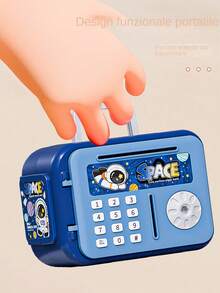 Hộp đựng tiền ATM cho trẻ em, hộp tiết kiệm hình phi hành gia/gấu/ngựa hoạt hình hình chìa khóa, hộp đựng đồ chơi sáng tạo, quà tặng sinh nhật cho trẻ mẫu giáo, tủ đựng chìa khóa. - Nhiều màu - Xem 5