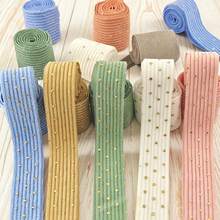 1 Rolle einseitig geripptes Band, gestreiftes Kordsamt-Band, verschiedene Farben, 3 Handwerke verfügbar (Folienpunkt, Strass-Einlage oder hochmetallischer Glanz), geeignet für DIY-Basteleien, Haarzubehör, Geschenkverpackung, Weihnachtsdekoration, Blumenarrangements, Hochzeiten, Partydekorationen