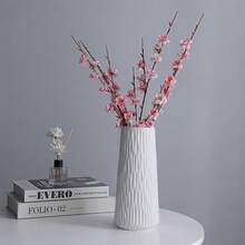 Floreros Decorativos con Textura de Arte Modernos, Jarrones para Centro de Mesa, Jarrones Modernos para Mesa de Centro SalóN Decoración de Estantería Ping - 1 - Ver 3