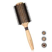Bàn chải tròn BRUSHZOO dùng để tạo kiểu tóc sấy phồng, uốn xoăn, duỗi thẳng cho cả nam và nữ - Bàn chải gỗ với công nghệ AddShine Volume (2.4 inch), Dụng cụ làm tóc, Đồ dùng làm tóc, Đồ dùng du lịch thiết yếu, Du lịch, Thợ cắt tóc, Nhà tạo mẫu tóc, Phụ kiện thợ cắt tóc, Ngày lễ tình nhân, Vật tư làm tóc, Nhà tạo mẫu tóc, Tiệm cắt tóc, Salon, Đồ dùng cần thiết cho kỳ nghỉ, Sản phẩm chăm sóc tóc, Tiệm cắt tóc, Quà tặng Valentine, Đồ dùng du lịch thiết yếu cho phụ nữ, Dụng cụ tạo mẫu tóc - Màu gỗ 2 - Xem 1