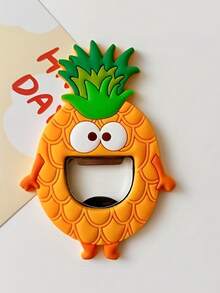 Adorable Cartoon Creative Bottle Opener For Home Use, Beer Bottle Opener And Lid Opener, Suitable For Various Festivals, Outdoor And Home Use,Bottle Opener Party Favors Christmas Gifts,Watermelon Pineapple Kitchen Gadget Bottle Opener