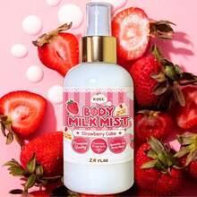 KOEC 草莓蛋糕身体和头发香氛喷雾，持久留香，男女适用，保湿牛奶喷雾