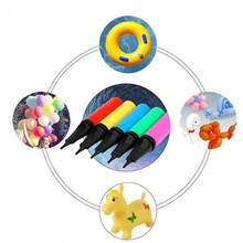 1pc Plastic Balloon Inflator, Hand Pump For Inflatable Balloon, Swimming Ring & Inflatable Mats, Halloween & Christmas Party Supplies,Random Color Balloons Manual Pump For Party, Balloons Supplies Accessories - Multicolor - View 4