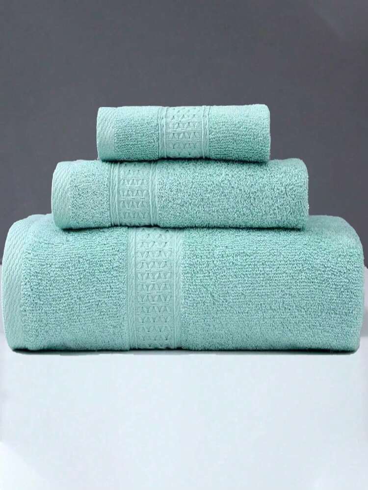 Bộ khăn cao cấp 1 hoặc 3 món - 1 khăn mặt, 1 khăn tay, 1 khăn tắm, nhanh khô, thoáng khí và thấm hút cao, siêu mềm, phù hợp sử dụng hàng ngày, khăn tắm màu xám cho thẩm mỹ viện, khách sạn, thể thao, đồ dùng thiết yếu tại nhà, khăn tắm, chăm sóc da. - Xanh ngọc lục bảo - Xem 1
