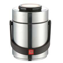 2-Tier Stackable 1.5L Insulated Stainless Steel Bento Lunch Box – Leak-Proof Food Jar For Kids School, Work Office, Picnic & Travel (Silver) - Silver - View 10