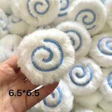 浅蓝色鱼形盘子娃娃柔软可爱儿童配饰吊坠娃娃包胸针生日礼物 - 圣诞礼物 - 完美礼物 - 彩色 - 查看 5