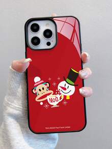 Paul Frank 官方授权二合一亚克力手机壳，全身防震保护带摄像头盖，设计兼容 13/14/15/16 Pro Max - 彩色 - 查看 5