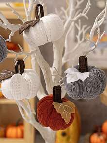 Halloween Decor Room Decor 3 Pcs-Thanksgiving Orange Pumpkin Hanging Decoration,Hand-Woven Pumpkin Decorations For Harvest And Thanksgiving,Knitted Pumpkin Pendant For Home & Party Pumpkin Decor Thanksgiving Decorations, Fall Thanksgiving Halloween Harvest Holiday Home Tabletop Decor, Fall Decor,Fall Decor , Suitable For Multiple Uses, Autumn Harvest Thanksgiving Decoration