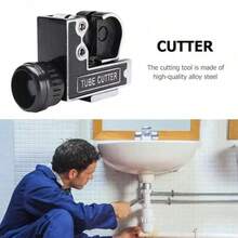 1pc Pipe Cutting Tools | Heavy Duty Ratchet Tube Cutter - 3-28mm To 1/4" - 7/8" Adjustable Pipe Cutter For Copper, Aluminum, Steel, Stainless Steel, PPR & PE Pipes | DIY Projects & Industrial Pipe Cutting,Multi-Functional Professional Plumbing Tool For HVAC - Multicolor - View 7