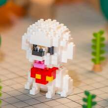 Pet Dog Cute Border Collie Corgi Teddy Toy Building Blocks Gift Ornaments Room Decoration,Border Collie,Corgi,Building Blocks,Mini Schnauzer,Cavalier Dog - SCB8841 - View 9