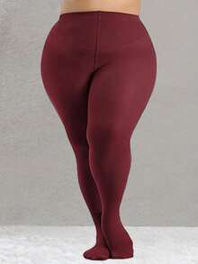 1 para cukierkowych damskich rajstop plus-size, supermiękkie, jednokolorowe, półprzezroczyste rajstopy, pończochy poliestrowe z wysokim stanem, rozmiary: XS-XXXL, 10 kolorów do wyboru, odpowiednie do codziennego użytku, wygodne