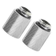2pcs Water Cooling G1/4 Male To Female Extender Fitting Adapter Screw Seat (20mm)
