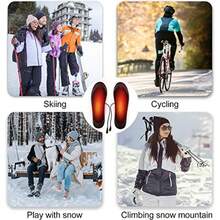 USB Powered Full Foot Heated Insoles, Comfortable Fit, Overheat Protection, Suitable For Skiing, Camping And Hunting - Black - View 4
