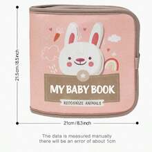 1件装 Bbay 忙碌书，安静布书蒙特梭利玩具 - 幼儿益智玩具，毛毡玩具礼品，适合飞机或汽车旅行玩具 - 彩色 - 查看 11