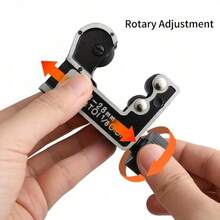 1pc Pipe Cutting Tools | Heavy Duty Ratchet Tube Cutter - 3-28mm To 1/4" - 7/8" Adjustable Pipe Cutter For Copper, Aluminum, Steel, Stainless Steel, PPR & PE Pipes | DIY Projects & Industrial Pipe Cutting,Multi-Functional Professional Plumbing Tool For HVAC - Multicolor - View 5