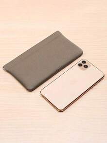 1PC Self-Sealed Leather Wallet. Passport And Driver's License Set. Earphone And Data Cable Storage. Cash Storage Bag. Cosmetic Bag,Wallet,Business Casual Woman,Wallet For Woman For Women Wallet Purse Wallet - 灰色 - 查看 6