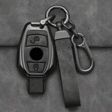 2 3 键合金汽车钥匙包壳适用于奔驰 A B C E 级 GLS GLA GLK GLC CLS CLA W204 W205 W212 W463 W176 - 均碼 - 查看 3