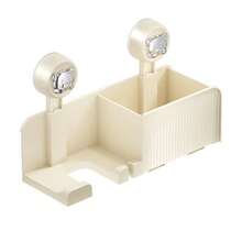 Badezimmer-Saugnapf-Haartrocknerhalter, Badezimmerregal, Haushalts-Wandregal, Wandregal, hohe Optik und Funktionalität