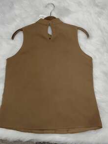 Bin Hang - Blusa Sem Mangas Com Babados - Elegancia e Conforto para o Seu Estilo