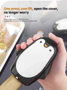 1pc Automatic Penguin Shaped Bottle Opener, Magnetic Pressure-Activated Beer Bottle Opener, Creative Pressure-Activated Bottle Cap Remover, Party Pressure-Activated Beer Bottle Opener, Portable Kitchen Accessory, Bar Tool - Multicolor - View 8