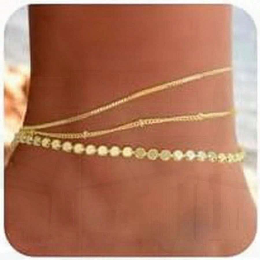 BAYLAY Silver Anklets For Women, Waterproof Copper Ankle Bracelets, Summer Jewelry For Women, Gifts For Women (Daughter/Mother/Friend)