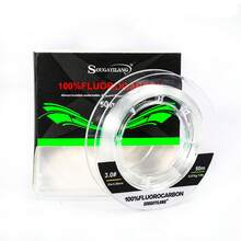 50米隐形氟碳鱼线下沉迅速、顺滑耐用，高强度诱饵鱼线，3-25磅，适用于淡水和咸水 - 無色 - 查看 14