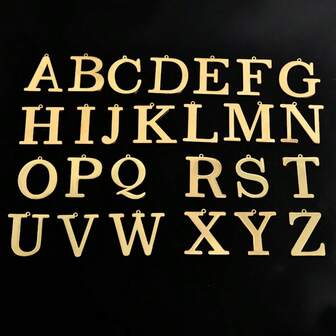 2pcs 26 Alphabet Letter Pendant, 304 Stainless Steel Letter Jewelry Charms, Personalized Accessories, Non-Fading, Suitable For Necklace, Earrings, Keychain, Bag Chain, 18K Plated PVD