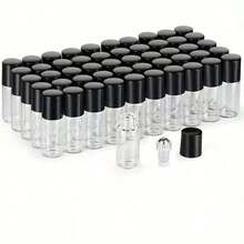 زجاجات رول-أون بسعة 1مل/2مل/3مل، زجاجات لتعبئة العطور، زجاجات لعينات الزيوت الأساسية، زجاجات زجاجية شفافة، مناسبة للعمل والسفر والمناسبات الأخرى