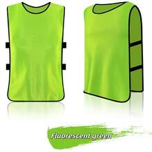 4pcs Football Bibs, Scrimmage Training Vests, Basketball/Football Team Sports Jerseys For Youth & Adults