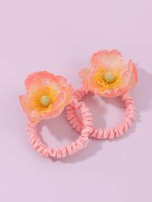 زوج من أربطة الشعر الحمراء الأنيقة والحيوية والجميلة متعددة الاستخدامات للنساء، مناسبة لمناسبات متنوعة، حاملات ذيل الحصان، أربطة الشعر، أشرطة المطاط للشعر، حبال الشعر