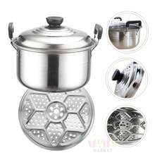 Juego De Ollas De Acero Inoxidable 5 Piezas Con Tapas, Olla Alta Americana, Olla Con Tapa, Juego De Utensilios De Cocina, Olla Para Cocinar, Juego Para El Hogar, Juego De Utensilios De Cocina De 5 Piezas, Juego De Utensilios De Cocina De Acero Inoxidable De 5 Piezas, Juego De Ollas De Acero Inoxidable, Juego De Cocina Con Asas, Olla Para Guisar, Olla Para Cocinar, Herramientas Para El Hogar, Utensilios De Cocina, Accesorios De Cocina, Con Asas, Con Tapa, Resistente Y Duradero, FáCil De Limpiar, Simple De Usar, Buena Calidad Y Bajo Precio, Apto Para Lavavajillas, Adecuado Para Cocina, Camping, Viajes, Restaurante (Plata) - Plateado - Ver 9