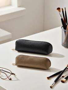 Minimalist Large Capacity Pencil Case, 2025 New High-Quality Ins Style Makeup Brush Storage Bag For Women - Multicolor - View 11