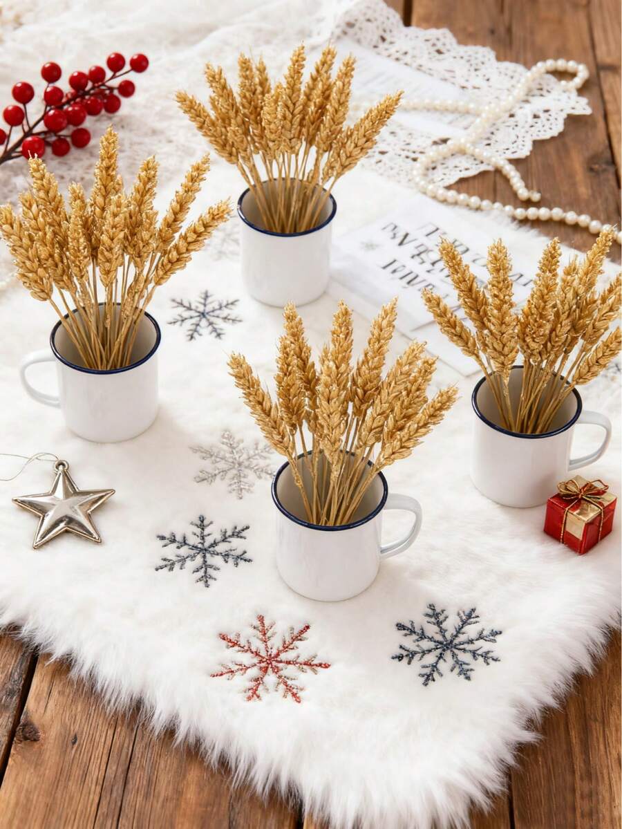 1/3/5/250 Stück künstliches kleines goldenes Blattbouquet, DIY Blumenkranz Material, Hochzeitsdekoration, Heimdekoration, Valentinstag Geschenk, Neujahrgeschenk, Süßigkeitenverpackung, Geburtstagstorte Dekoration Material, Heim- und Bürodekoration für Feiertage, Tischdekoration, Bauernhaus Weihnachtsmittelpunkt Küche Esszimmertisch Dekoration, Herbstdekoration Zuhause, Winterdekoration, Halloween Dekoration, Weihnachtsdekoration, Geburtstagsgeschenk